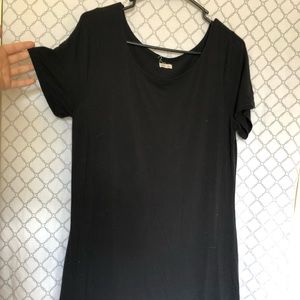 Black Hollister T-shirt dress.